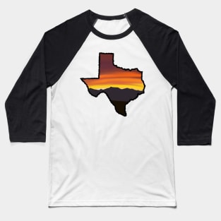 Texas Sunset Baseball T-Shirt